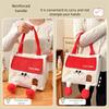 Portable Insulated Tote Bag Small Food Thermal Handbag Snack Bag Cartoon Lunch Bag  Women