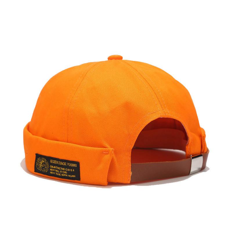 

Classic Corduroy Cap For Men And Women With Sun Protection And Windproof Features For Streetwear Style оранжевый