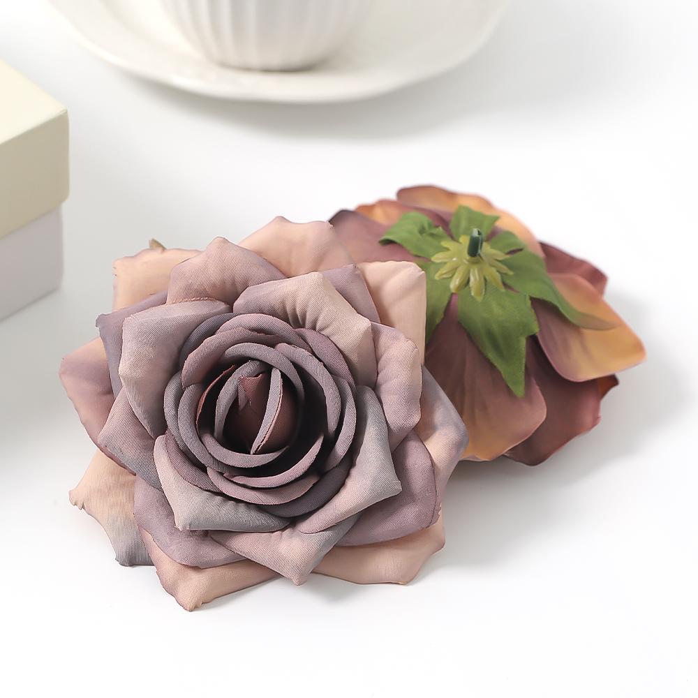 3/5Pcs Rose Artificial Flower Head DIY Home Room Decoration Friends Gathering Birthday Party Accessories For Wedding Table Decor