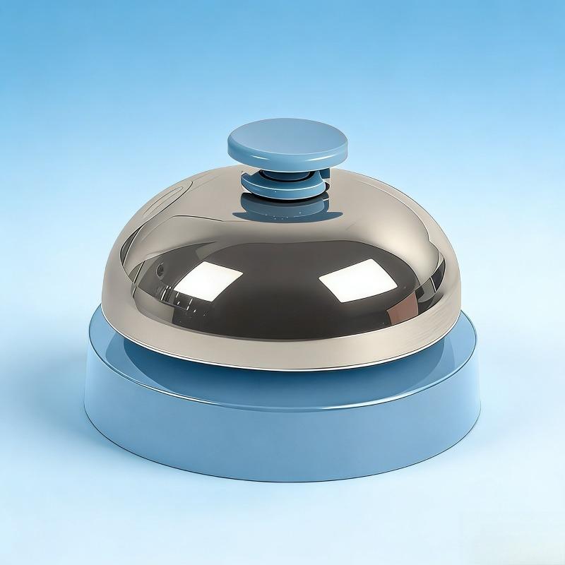 1PC Metal Answering Bell, Restaurant Service Bell, Pet Training Call Bell, Party Game Multi-purpose Metal Bell Ringer