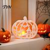 Easy Demoulding Silicone Molds 1 Set Halloween Pumpkin Lampshade Mold, DIY Hollow Resin Casting Box Gypsum Cement Epoxy Mold for Crafts Ambient