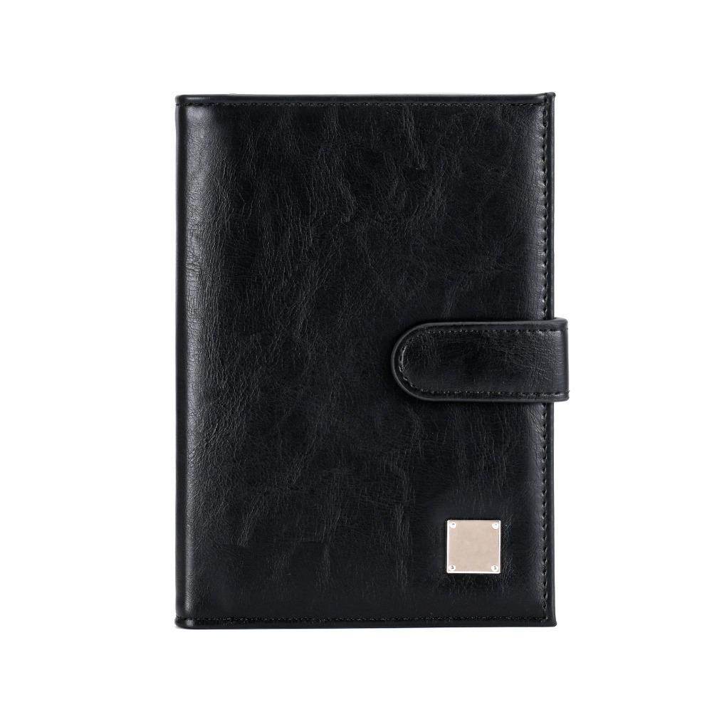 Purse PU Passport Bag Card Holder Storage Card Bag Portable Passport Clip  Men