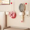 Multi-purpose Wall Mounted Headband Hook Punch-Free Space Saving Hair Dryer Bracket Self Adhesive Wall Hanging Hook