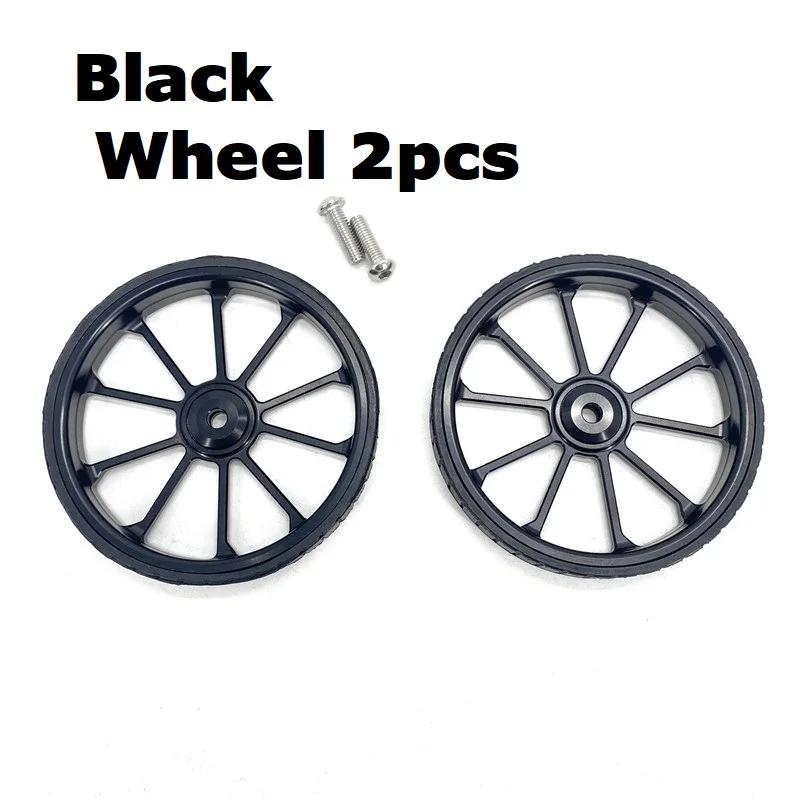 Folding Bike 100mm Easywheel Extension Rod for Brompton Birdy Rear Rack Easy Wheel Telescopic Bar Aluminum Alloy CNC