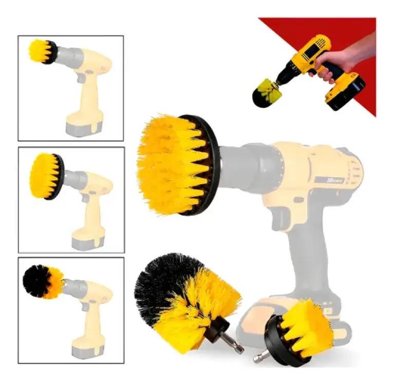 Three-piece polishing hand drill, shoe brush, fully automatic electric shoe cleaning brush set