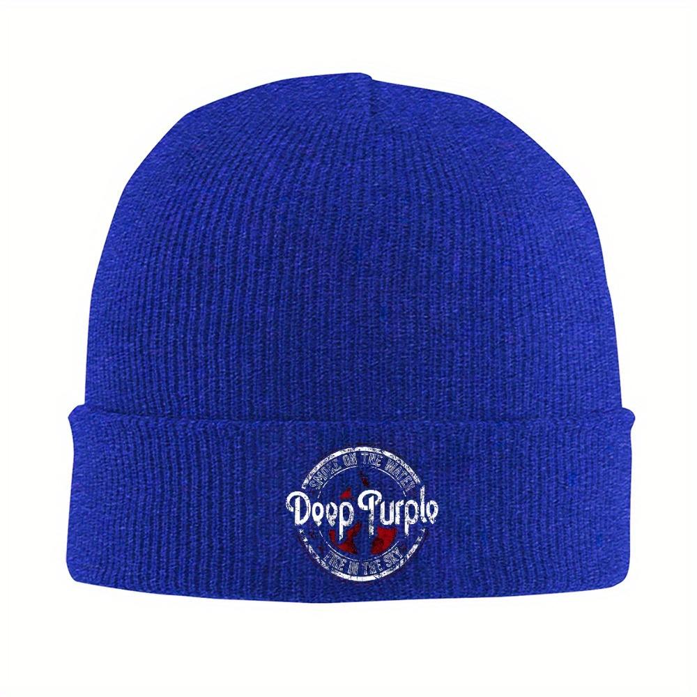 1pc Deep Rock Music Band Knitted Hat Women's Unisex's Beanies Winter Hat Warm Caps