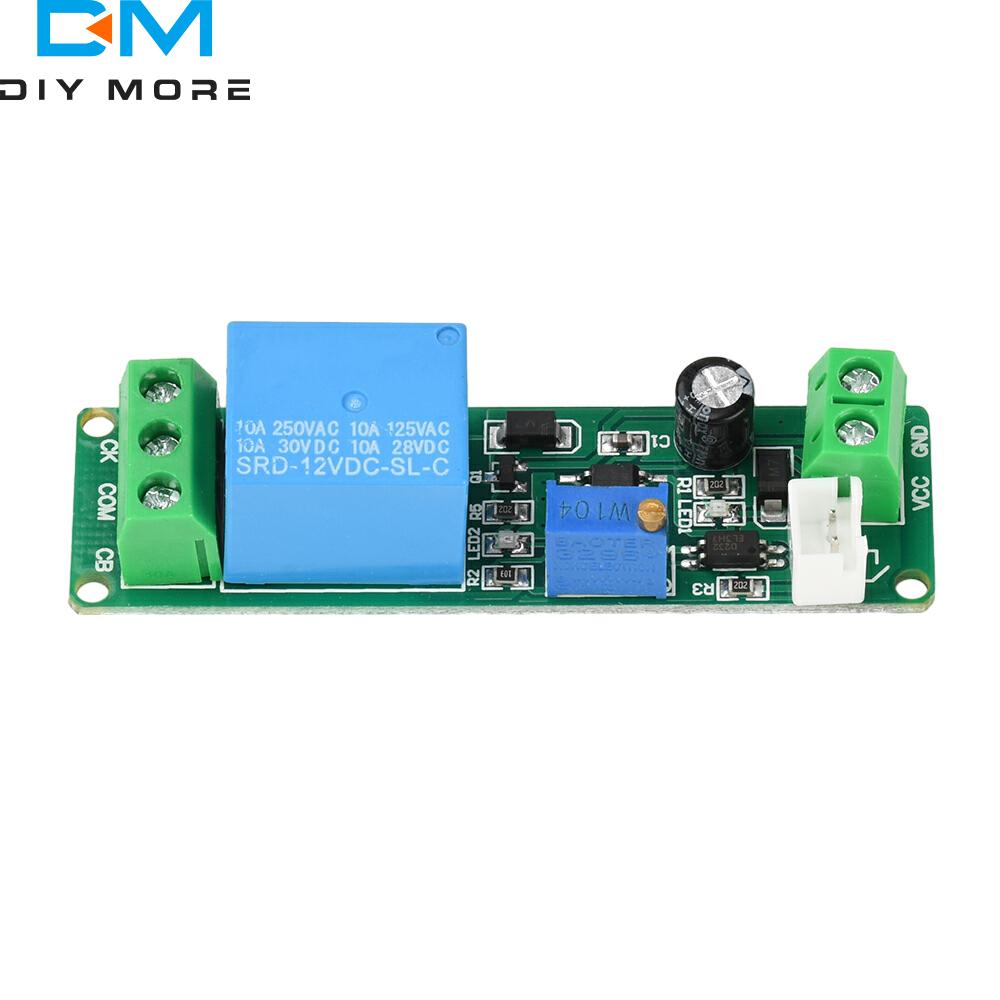 DC 12V Adjustable Timer Delay Turn OFF Module Relay Time Switch 1~10sec Delay Off Switch Module