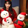 Santa Plush Adorable Claus Doll Snowman Stuffed Room Toys Kids Gift Christmas