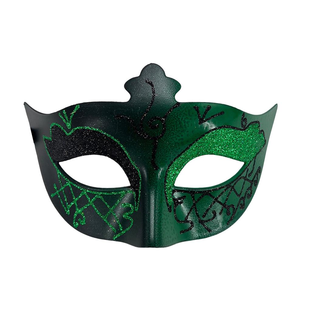 Roman Party Mask Glitter Masquerade Party Mask Glitter Hand-Painted Mask Comfortable For Themed Event Bar Event Venetian