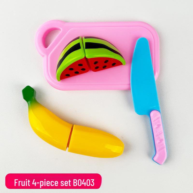 Girls' Pretend Play Kitchen Set: Fruits, Vegetables, and Cooking Toys