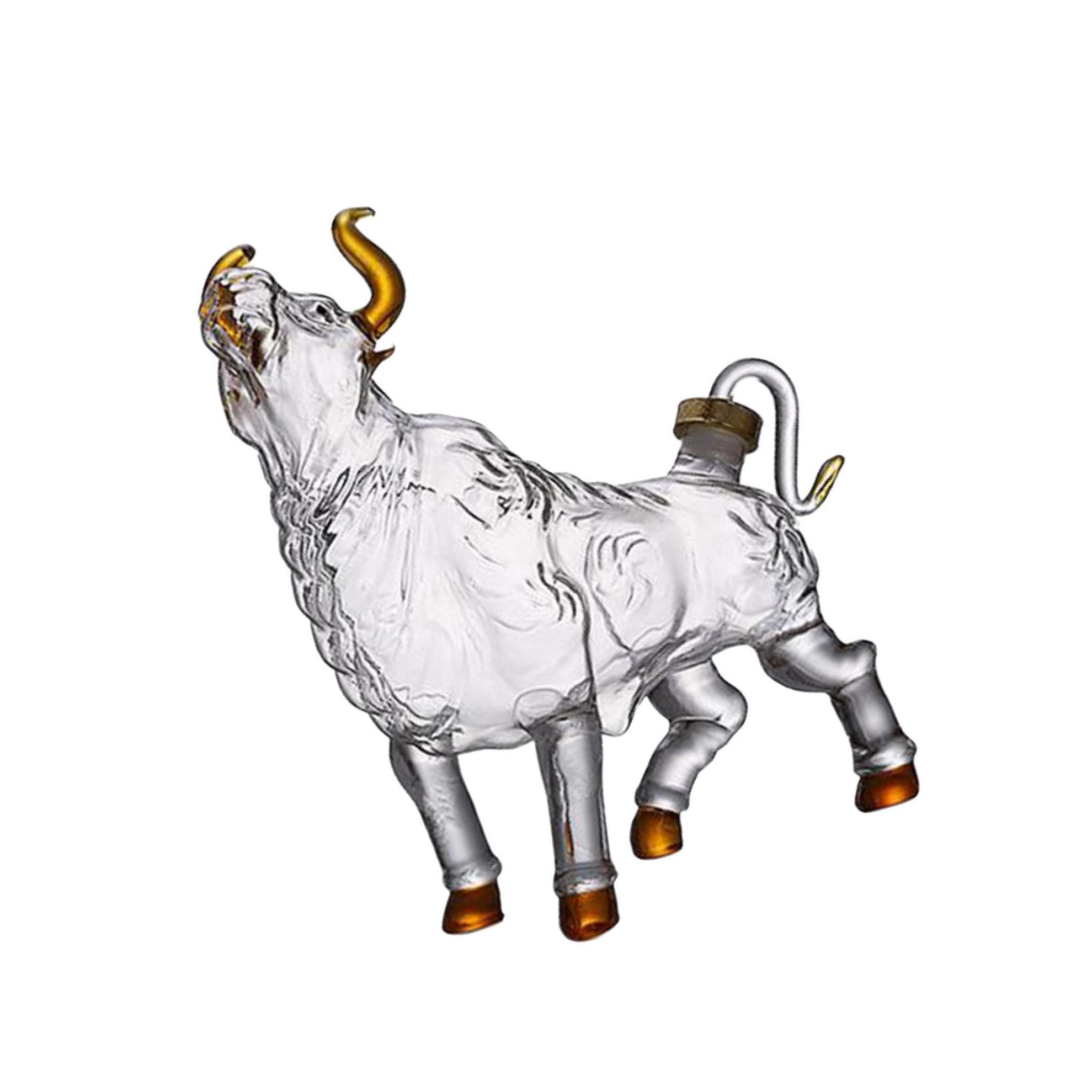 

Shaped Entertaining 1000ml Rum Decanter Tools Kitchen Cow for Whisky