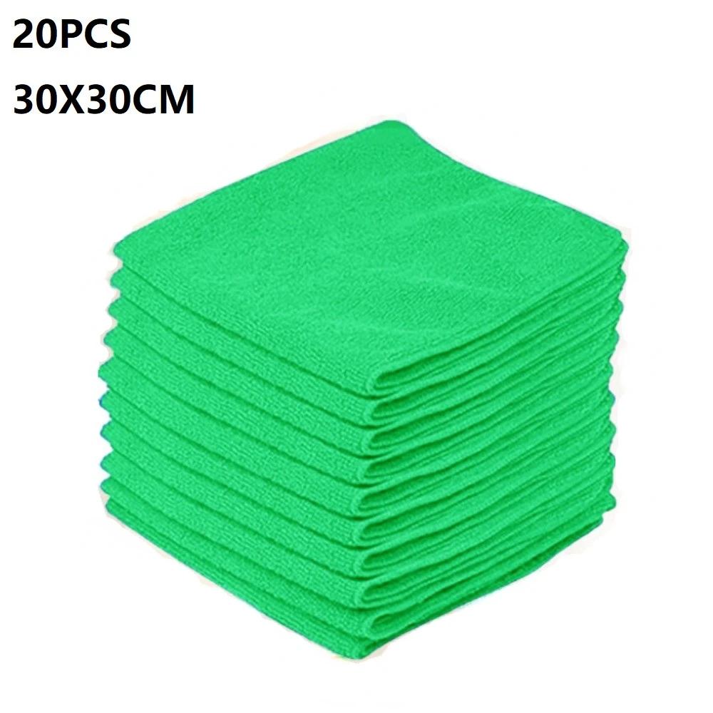 Microfiber Cleaning Cloths Car Wash Drying Towels Household Cleaning Cloths Auto Detailing Polishing Cloth Home Clean Tools