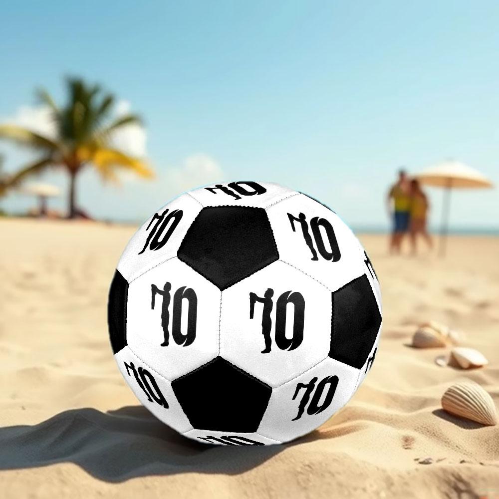 1pc Lionel Messi Soccer Ball Size 5 Indoor Soccer Ball Fashion Colorful Backyard Game - Great For Sports Fans Gift HE43