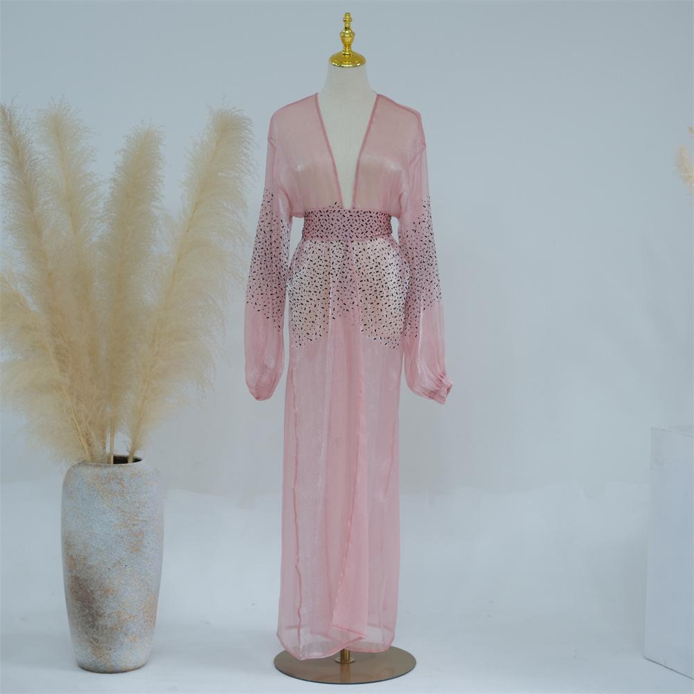 Loriya 2024 Bubble Sleeve Robe Cardigan LR698
