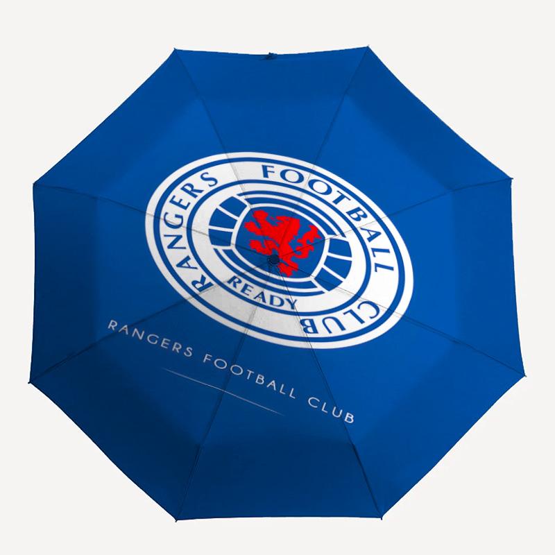 1pc Glasgow Rangers Umbrella, Sun Protection, And UV Shielding. It Has Eight Sturdy Ribs for Outdoor Use And Perfect As a Holiday Gift