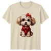 Puppy Dog Animals Graphic Tee Unisexs Unisexs Top Cute Canine TShirt