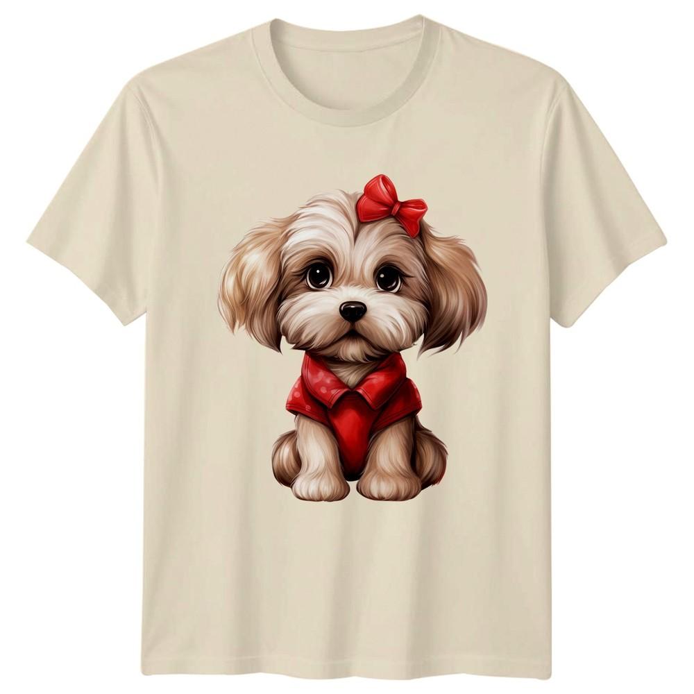 Puppy Dog Animals Graphic Tee Unisexs Unisexs Top Cute Canine TShirt