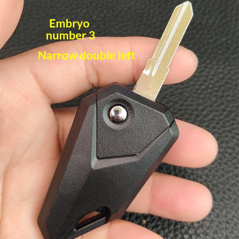 1Pcs Folding Motorcycle Key Blank Uncut Blade Canivete Oca For Motorbike Scooter Replacement Modification