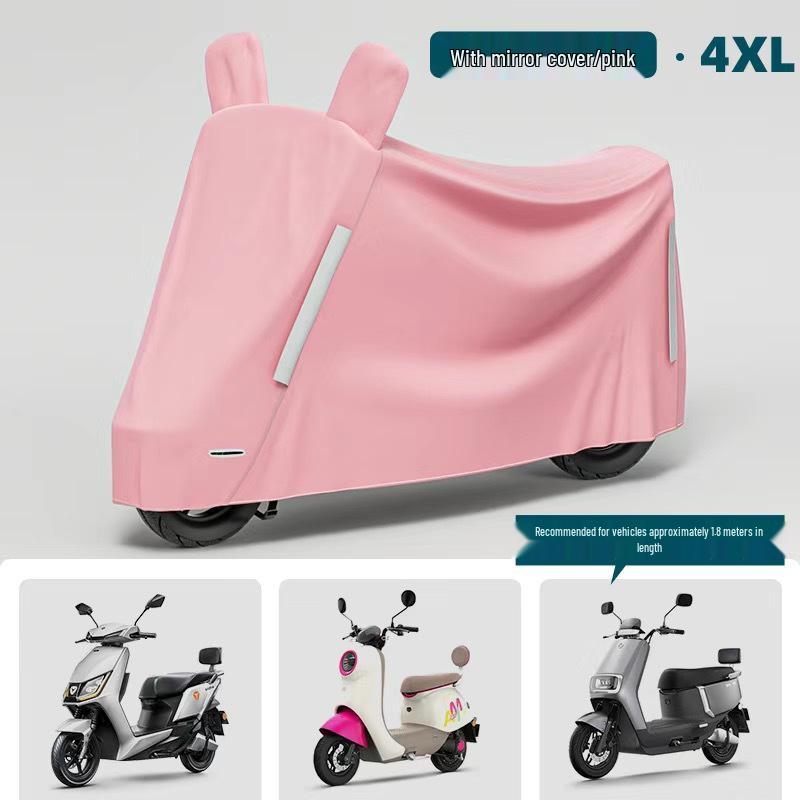 Electric Motorcycle Dustproof & Rainproof Cover Set for Scooters and Battery Cars