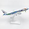 Replica Simulation Metal Aircraft Model 20cm A320 Bangkok Plane Model With Landing Gear Alloy Material Aviation Gift Home Decor