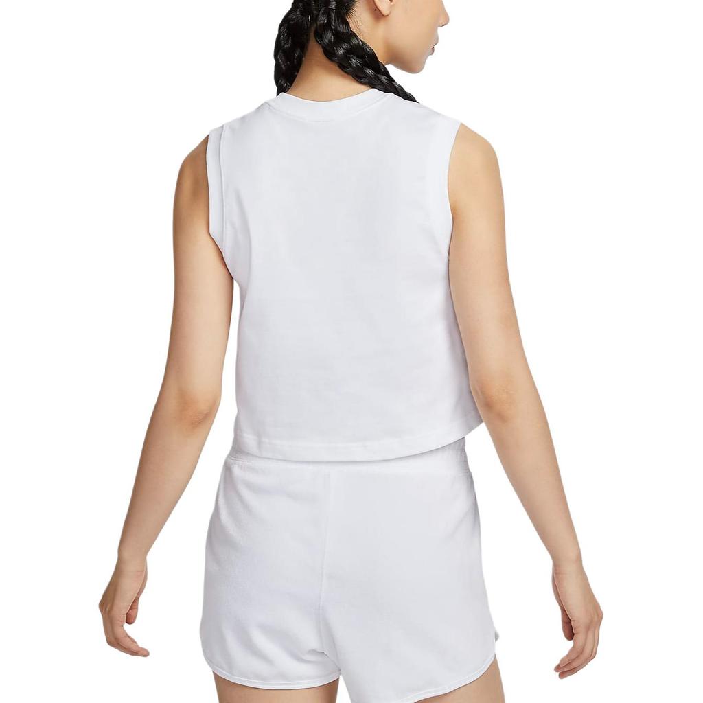 New Nike Court Heritage Women's Cropped Tennis Tank Top FQ2274-100