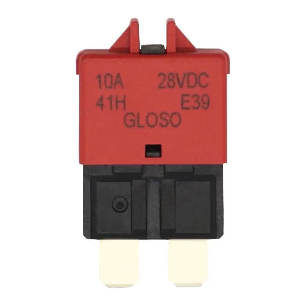 15A Circuit Breaker ATC Blade Fuse Manual Reset Resettable 15 Amp for Boat Marine Automobile Replacement Parts