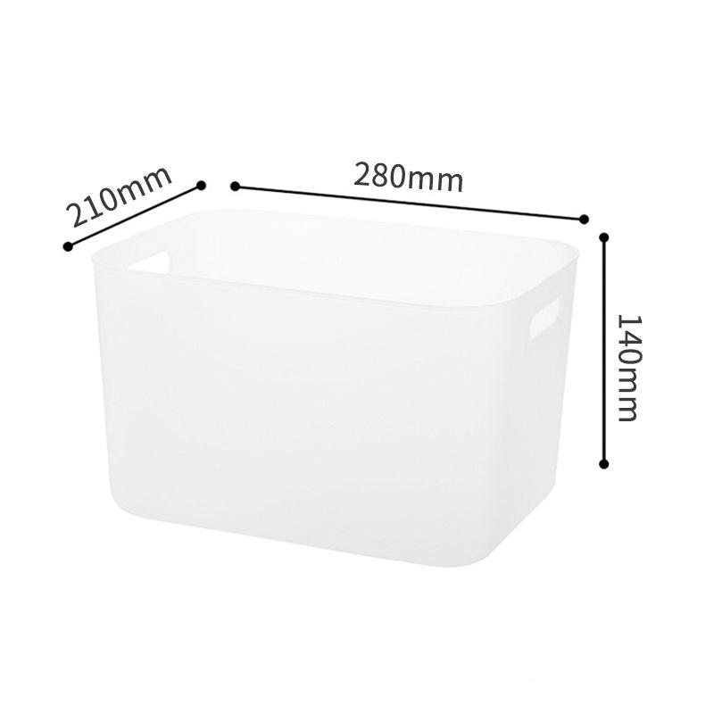 Plastic Storage Box with Lid - Ideal for Clothes, Snacks, and Sundries
