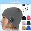 Soft Warm Beanie Hat Bluetooth Smart Cap With Wireless Headphone Set And Speaker Mic