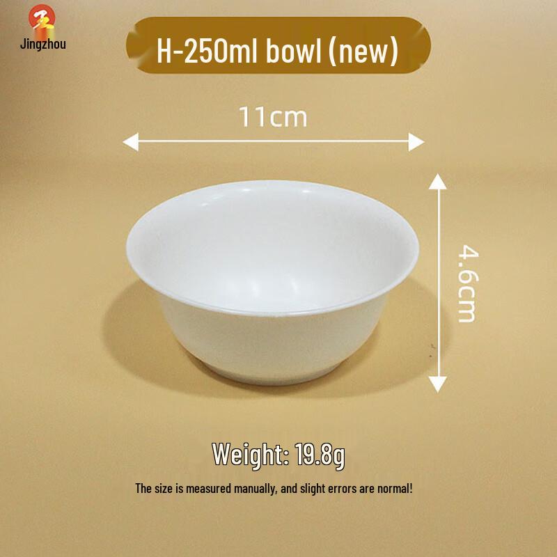 

Jingzhou Disposable Plastic Bowls 250ml (750 Pcs)