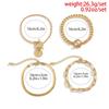4pcs Set Hip-hop Trend Snake Bone Chain Retro Metal OT Buckle Round Card Bracelet for Women Punk Rock Jewelry Set Accessory Gift
