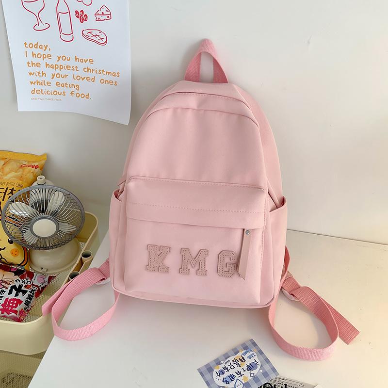 Backpack girl travel spring outing backpack simple leisure travel bag primary school students study small schoolbag
