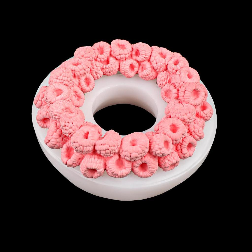 Raspberry Chocolate Mousse Ring Candle Mold