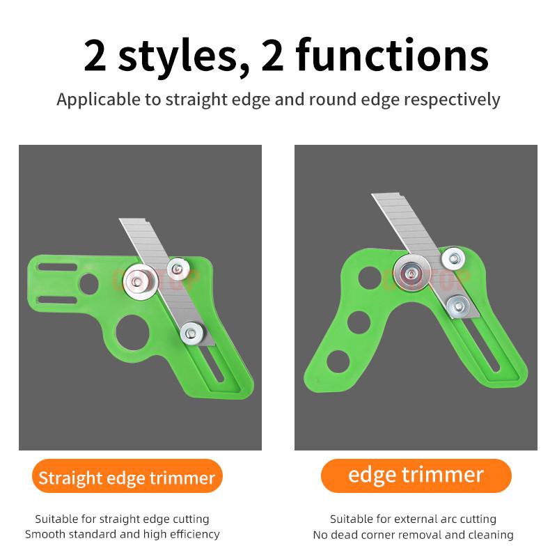 Horticultural Scissors Edge Band Trimmer Woodworking Manual Trimmer PVC Strip Gypsum Board Scraper Right Angle Round Arc Scissor