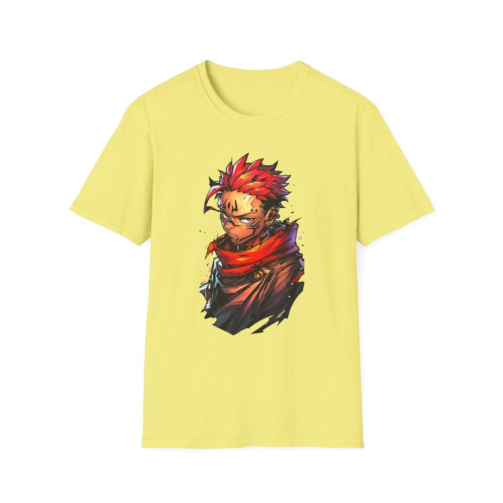 Anime Soft TShirt Jjk Sukuna Art Work 2 Unisex Jl Anime Front Printed Tee