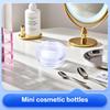 50pcs Clear Cream Jar Mini Cosmetic Bottles Containers Transparent Pot For Nail