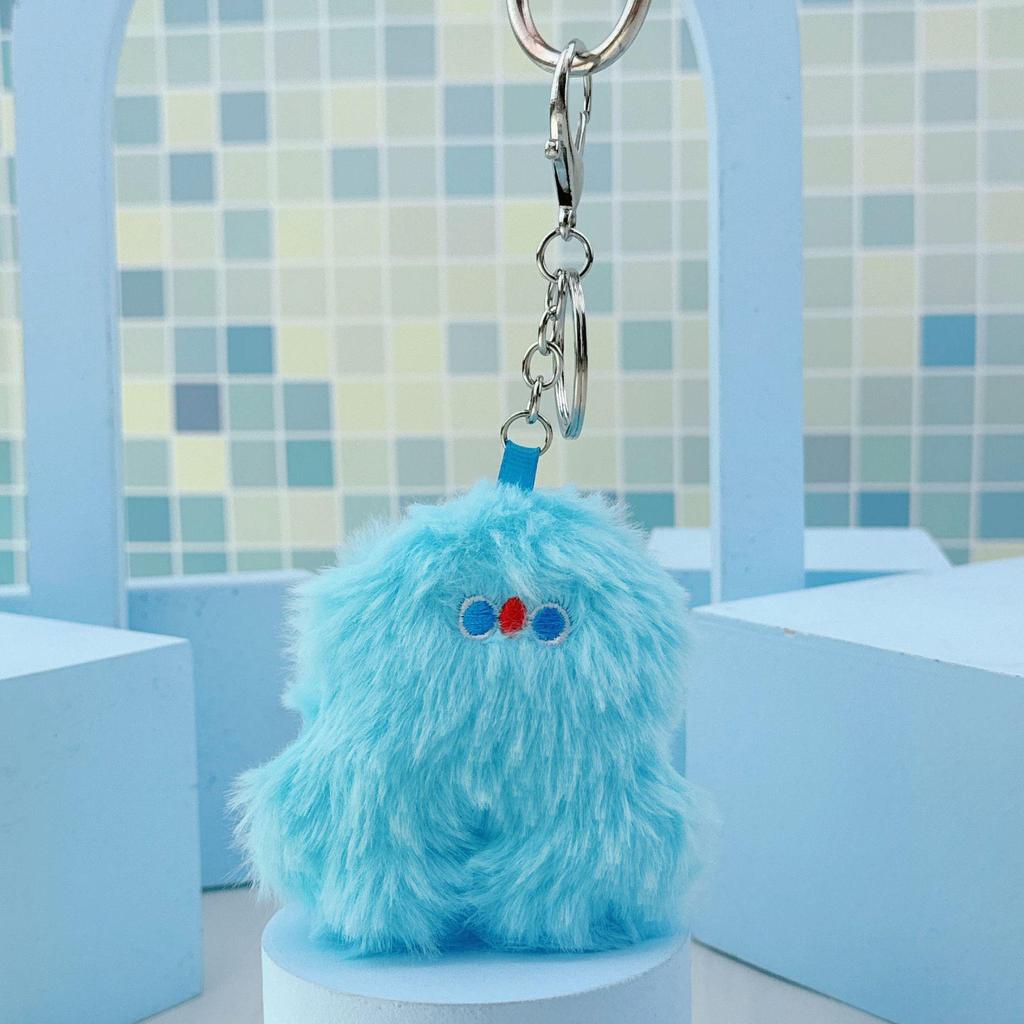 Cute Plush Doll Keychain Pendant - Pink, Clumsy Style