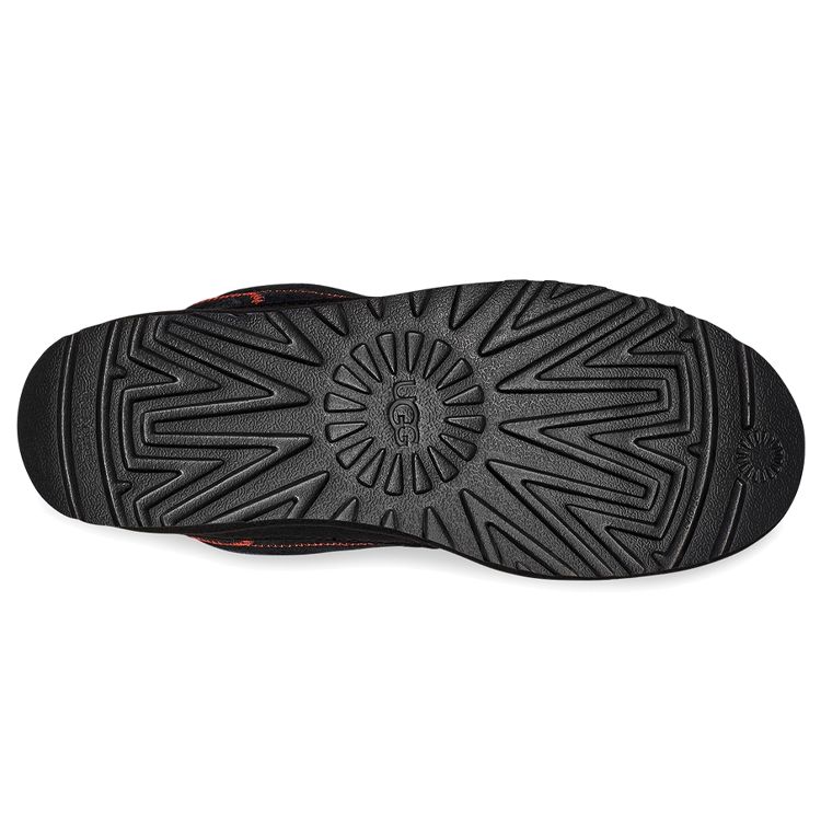 UGG Highland Hi Heritage Durable Slip-Resistant High-Top Casual Fashion Sneakers Women Sneakers Black 1120096-BLK