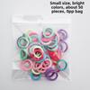 2.5cm Soft Seamless Hair Ties for Kids, No Damage Toddler Hair Bands 50Pcs