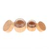 Bamboo Cream Jar Travel Container Lip Balm Jars Containers Face Lotion Container Eye Cream Sample Jars Cosmetic Container