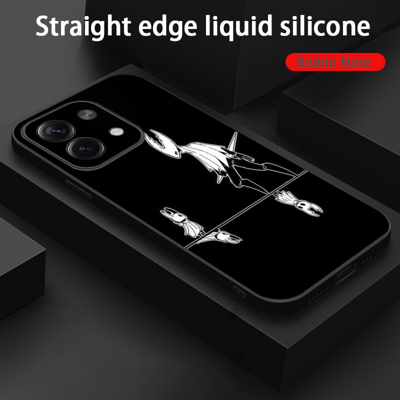 Hollow Knights game fashion pattern Phone Case For Redmi Note 14 13 12 11 Pro Plus S 5G 14C A3 Soft Black Phone Cover