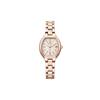 Série XC Moda Japonesa e Coreana Ouro Rosa Luxo Quartzo Relógio Feminino Luz Quartzo Pulseira de Aço Relógio Feminino Mostrador Rosa ES9365-54W