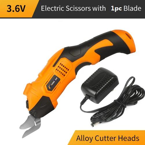 

Cordless Electric Scissors Cutter Rechargeable Electric Sewing Scissors Power Tool Leather Fabric Cloth