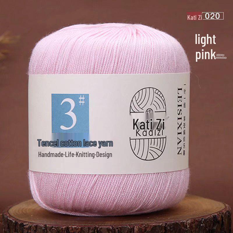 Mercerized Cotton Lace Yarn No. 3: DIY Hand-Knitted Crochet for Children - Spring/Summer Sweater & Coat - Free Shipping