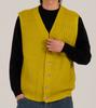 Button Seoul Heavy Knit Vest Cardigan (Yellow)