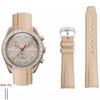 Silikonowy Pasek do Swatch X Omega Moonswatch Klamra ze Stali Nierdzewnej 20mm Zakrzywiony Końcowy Miękki Wodoodporny Zamienny Pasek do Zegarka Kobiety Mężczyźni
