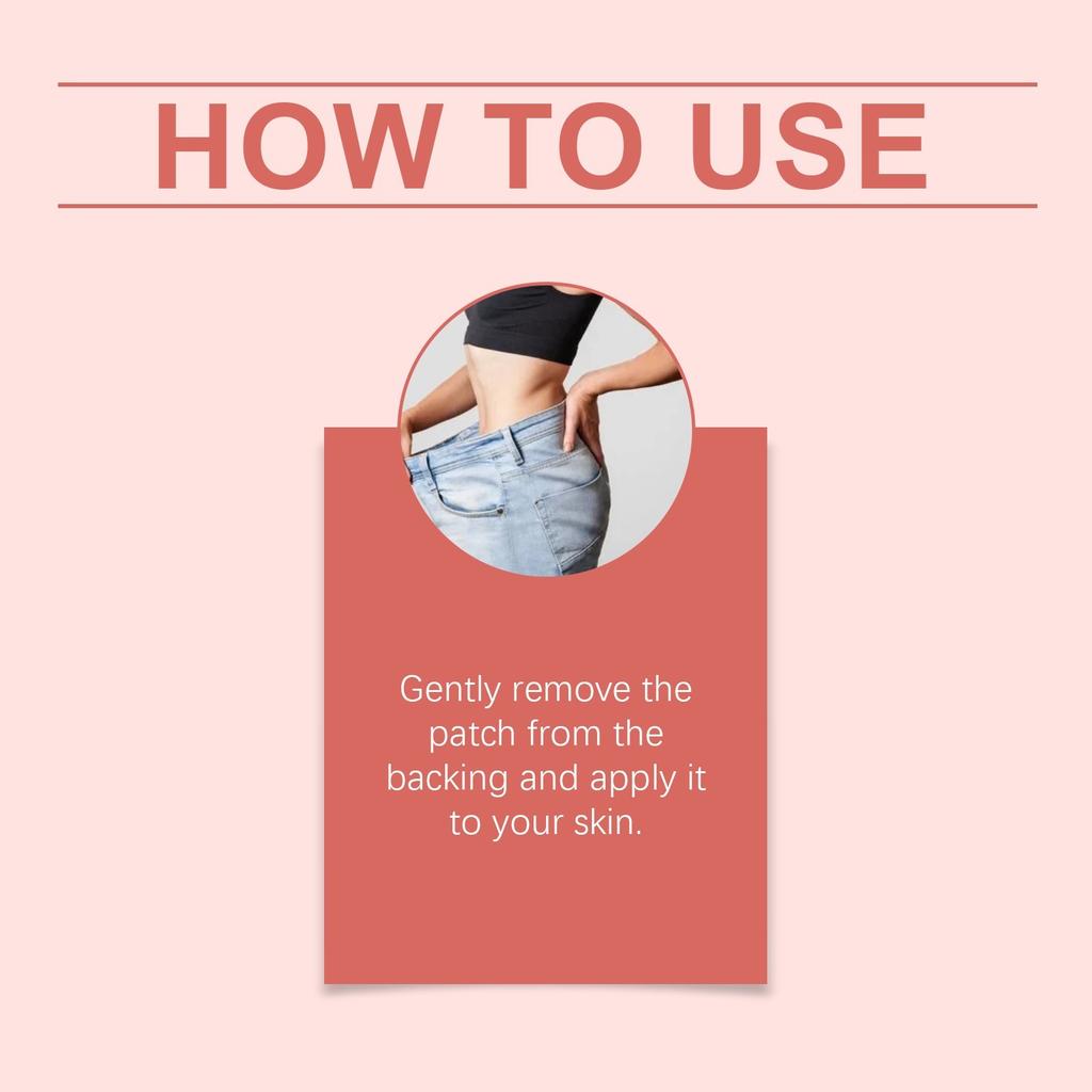 Assistive Care Patch Burns Gently And Has A Long-lasting Slimming Effect, Making It Easy To Use.