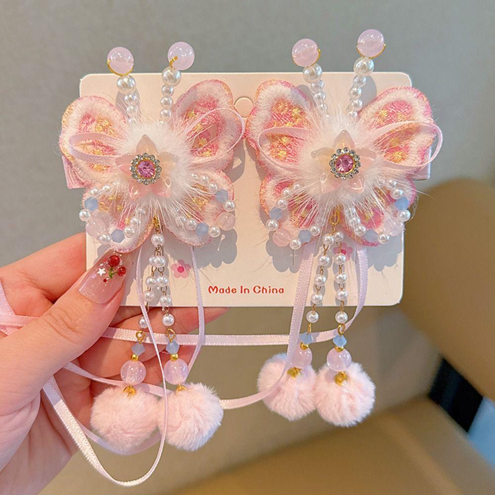 Barrette Mignonne pour Enfants Nouvel An Costume Tang Style Ancien Pince à Cheveux Enfants