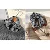 Écharpes en pure soie de mûrier pour femmes Petit foulard carré 53 cm x 53 cm Respirant Léger Foulard de cou Foulard imprimé pour la tête