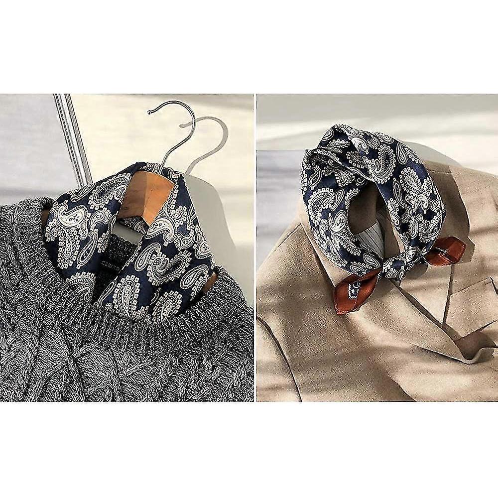 Écharpes en pure soie de mûrier pour femmes Petit foulard carré 53 cm x 53 cm Respirant Léger Foulard de cou Foulard imprimé pour la tête