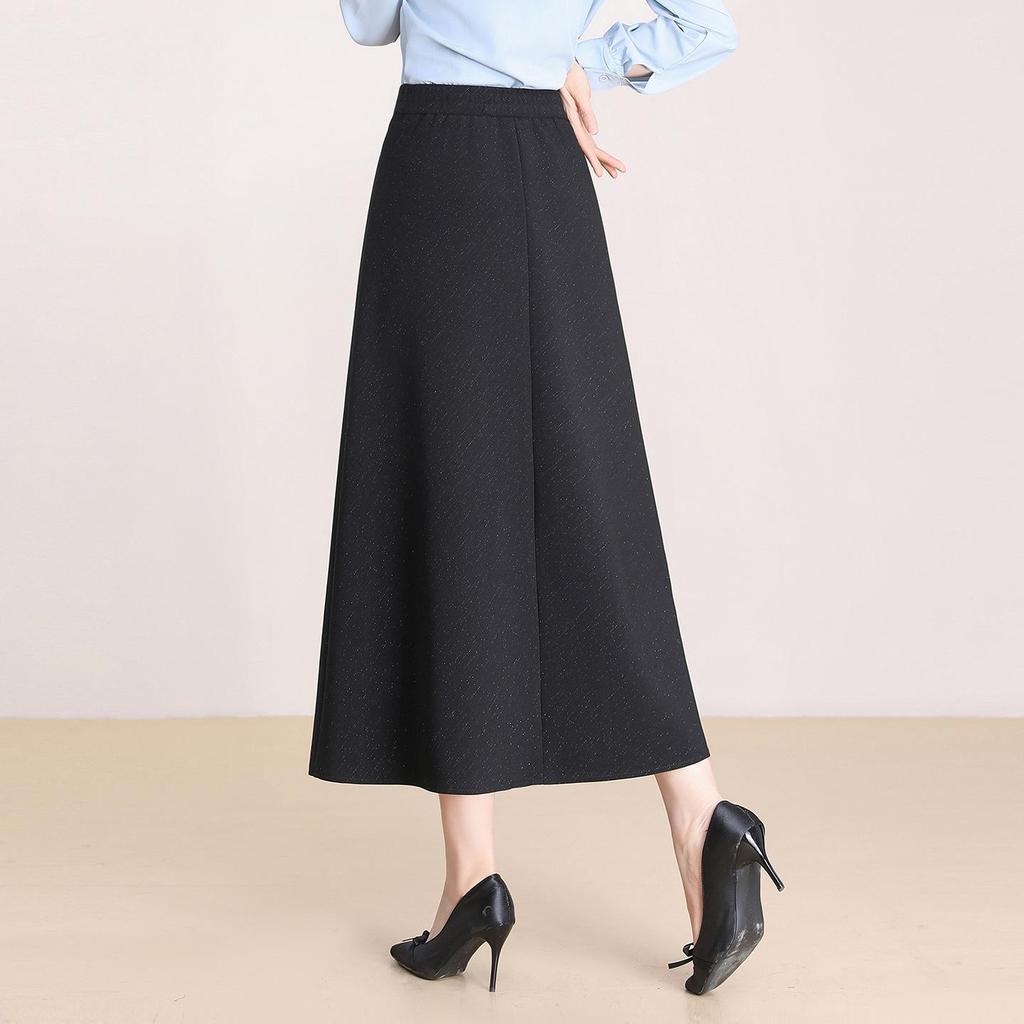 Chic Korean A-Line High-Waisted Casual Skirt for Women - Slimming, Versatile Mid-Length (Spring 2026 Collection)